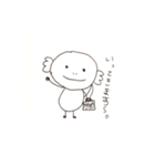 ゆるゆる白黒あにまるず（個別スタンプ：6）