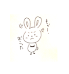 ゆるゆる白黒あにまるず（個別スタンプ：7）