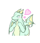 かわいいドラゴンスタンプ（個別スタンプ：2）