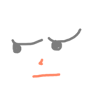 文字に出来ない…！Simple絵文字（個別スタンプ：8）