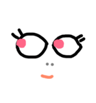 文字に出来ない…！Simple絵文字（個別スタンプ：10）