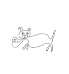 画伯のねこ（個別スタンプ：2）