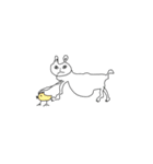 画伯のねこ（個別スタンプ：6）