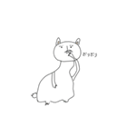 画伯のねこ（個別スタンプ：11）