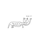 画伯のねこ（個別スタンプ：12）