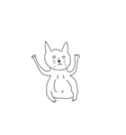 画伯のねこ（個別スタンプ：15）