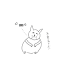 画伯のねこ（個別スタンプ：17）