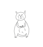 画伯のねこ（個別スタンプ：21）