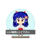ドット絵 カプセル トイ子ちゃん3（個別スタンプ：12）