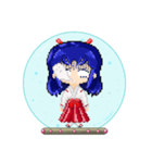 ドット絵 カプセル トイ子ちゃん3（個別スタンプ：16）