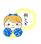 チアガール☆彡 かわいい丁寧スタンプ（個別スタンプ：19）