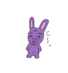 キモかわいいウサギ達（個別スタンプ：3）