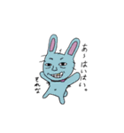 キモかわいいウサギ達（個別スタンプ：6）
