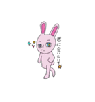 キモかわいいウサギ達（個別スタンプ：15）