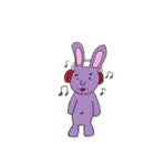 キモかわいいウサギ達（個別スタンプ：35）