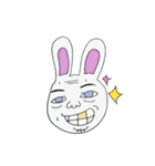 キモかわいいウサギ達（個別スタンプ：40）