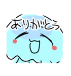 くらげのゆるいスタンプ（個別スタンプ：7）