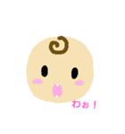 歯が生えてきたあかちゃん（個別スタンプ：2）