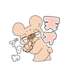 ダメダメのクマちゃん 使い勝手良ver.（個別スタンプ：3）