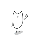 しろとくろのいきもの（個別スタンプ：1）