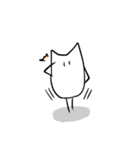 しろとくろのいきもの（個別スタンプ：3）