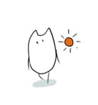 しろとくろのいきもの（個別スタンプ：4）