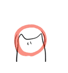 しろとくろのいきもの（個別スタンプ：7）