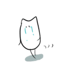 しろとくろのいきもの（個別スタンプ：9）
