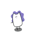 しろとくろのいきもの（個別スタンプ：12）