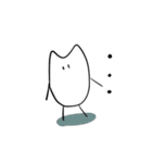 しろとくろのいきもの（個別スタンプ：25）