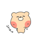 うさぎとくま ほのぼのスタンプ（個別スタンプ：3）