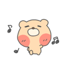 うさぎとくま ほのぼのスタンプ（個別スタンプ：9）