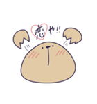推し事に励むくま～顔だけver.～（個別スタンプ：3）