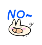 ゆる〜いブタさん その4（個別スタンプ：16）