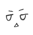 字なし表情        wordless expression（個別スタンプ：16）