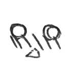 字なし表情        wordless expression（個別スタンプ：22）