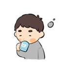 楽と男の子（個別スタンプ：3）