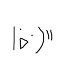 顔文字 手書き ✩.*˚（個別スタンプ：12）