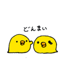 もっちりひよこの日常系スタンプ（個別スタンプ：19）