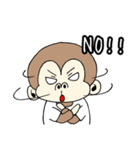 ちょっと生意気なサル 2（個別スタンプ：7）