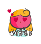 チェリーヘッドのかわいいラブストーリー/1（個別スタンプ：3）