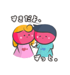 チェリーヘッドのかわいいラブストーリー/1（個別スタンプ：38）