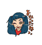 女子の気楽な挨拶。（個別スタンプ：12）