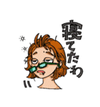 女子の気楽な挨拶。（個別スタンプ：22）