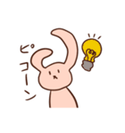 走るうさぎちゃんスタンプ（個別スタンプ：4）