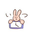 走るうさぎちゃんスタンプ（個別スタンプ：34）