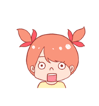 表情で伝える女の子のスタンプ24（個別スタンプ：3）