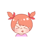 表情で伝える女の子のスタンプ24（個別スタンプ：4）