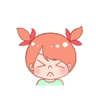 表情で伝える女の子のスタンプ24（個別スタンプ：5）