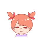 表情で伝える女の子のスタンプ24（個別スタンプ：6）